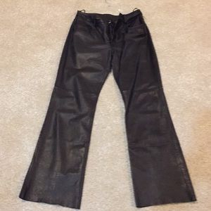 Genuine Leather Pants
